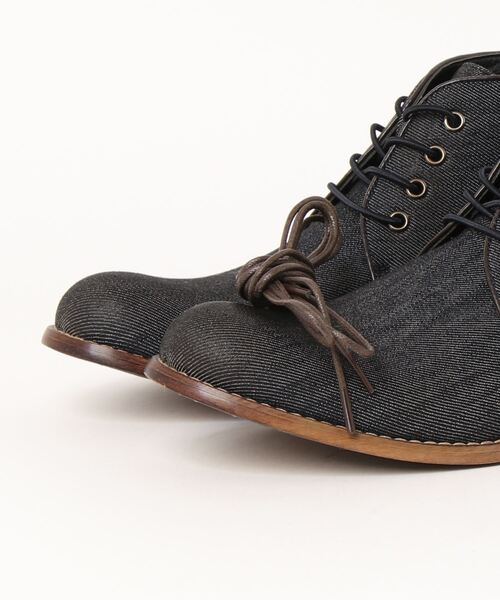 HIDEAWAYS NICOLE（ハイダウェイニコル）の「ファブリックチャッカブーツ（ブーツ・メンズ・チャコールグレー/ネイビー/ダークブラウン/ブラウン・26.0cm/27.0cm/25.0cm/26.5cm/27.5cm/25.5cm）」の8枚目の写真