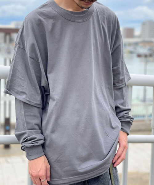 GLOSTER（グロスター）の「【GLOSTER/グロスター】レイヤードTシャツ