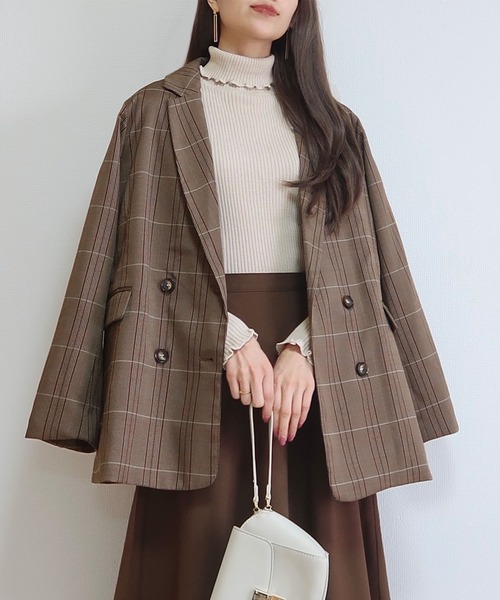 PURIL（ピュリル）の「【PURIL】リブメロータートルネックニット（ニット/セーター・レディース・ブラック/グリーン/アイボリー/モカ・S/M）」の2枚目の写真