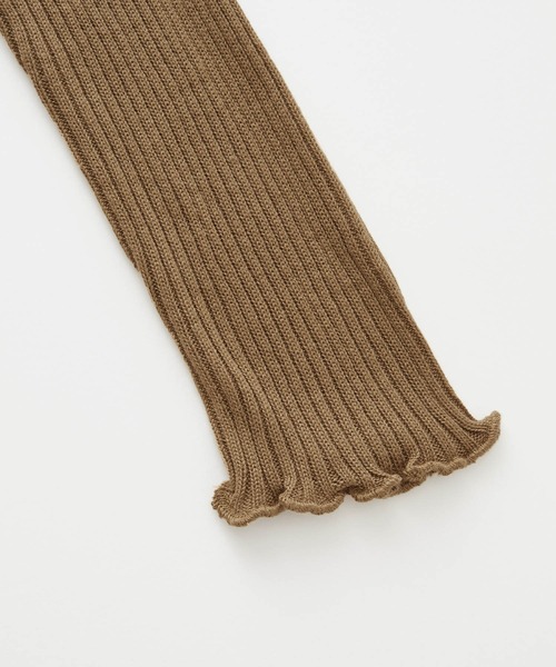 PURIL（ピュリル）の「【PURIL】リブメロータートルネックニット（ニット/セーター・レディース・ブラック/グリーン/アイボリー/モカ・S/M）」の16枚目の写真