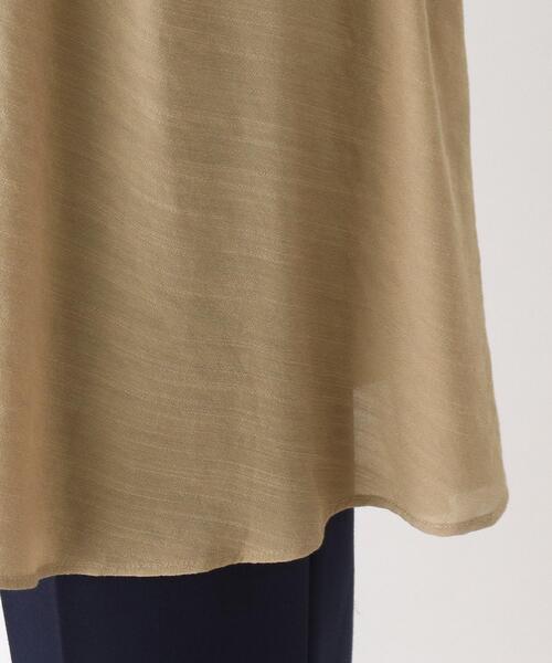 Cutie Blonde(キューティーブロンド)の「◆【S-L】スラブノースリギャザーワンピース(ワンピース・レディース・ライトベージュ/ネイビー/マスタード・01/03/02)」の6枚目の写真