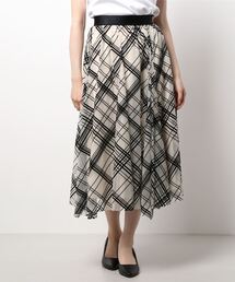 CELFORD | フロッキーチェックスカート(スカート)
