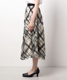 CELFORD（セルフォード）の「フロッキーチェックスカート