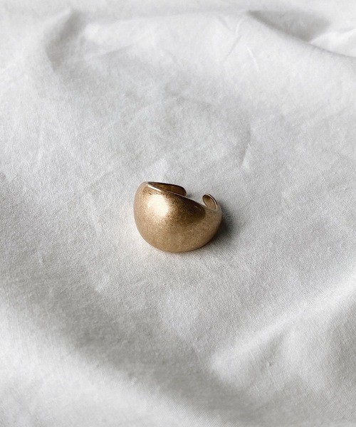 SANSeLF（サンセルフ）の「【SANSeLF】round shape ring　sanak21a006（リング・レディース・ゴールド/シルバー・FREE）」の2枚目の写真
