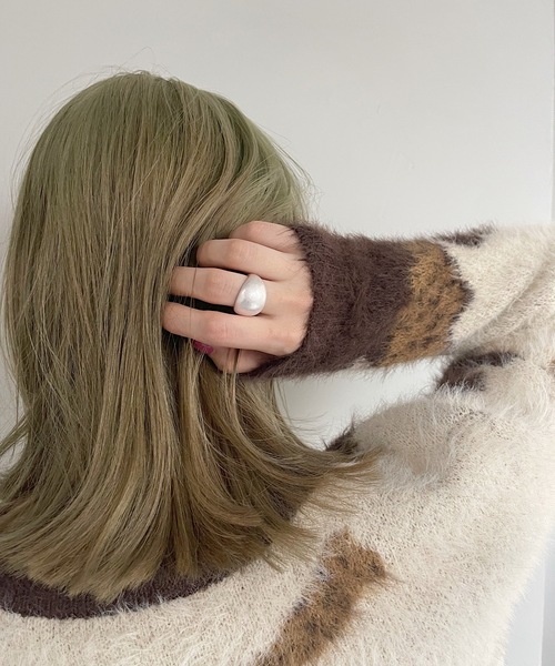 SANSeLF（サンセルフ）の「【SANSeLF】round shape ring　sanak21a006（リング・レディース・ゴールド/シルバー・FREE）」の5枚目の写真