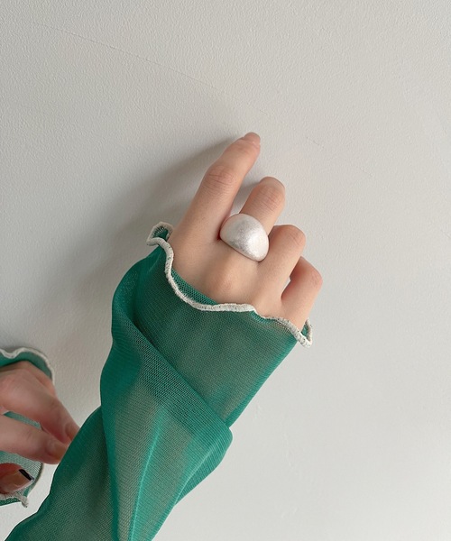 SANSeLF（サンセルフ）の「【SANSeLF】round shape ring　sanak21a006（リング・レディース・ゴールド/シルバー・FREE）」の9枚目の写真