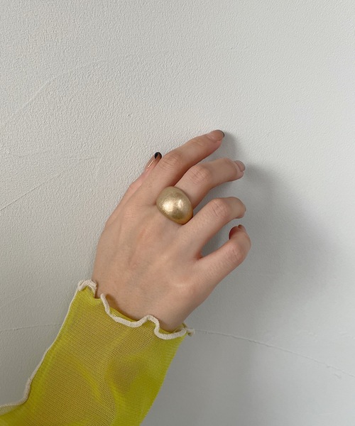 SANSeLF（サンセルフ）の「【SANSeLF】round shape ring　sanak21a006（リング・レディース・ゴールド/シルバー・FREE）」の12枚目の写真