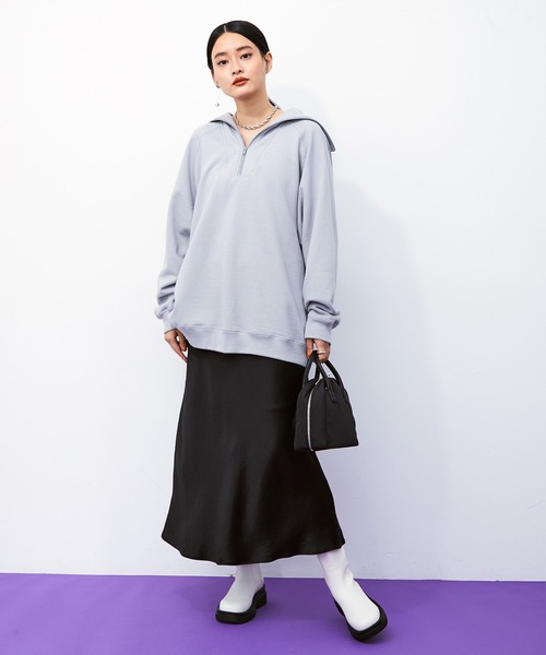 ADAM ET ROPE'(アダムエロペ)の「【WEB限定】中綿ラウンドミニボストン(ボストンバッグ・レディース・ブラック/オフホワイト/オレンジ・FREE)」の15枚目の写真