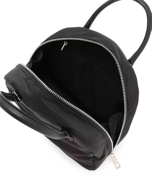 ADAM ET ROPE'(アダムエロペ)の「【WEB限定】中綿ラウンドミニボストン(ボストンバッグ・レディース・ブラック/オフホワイト/オレンジ・FREE)」の19枚目の写真