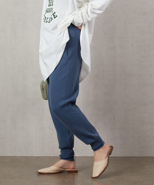 FREAK'S STORE（フリークスストア）の「▽【WEB限定】ニットジョガーパンツ（その他パンツ・レディース・ナチュラル/グレー/ブラック/ブルー/グリーン/ベージュ/レッド・SMALL/MEDIUM）」の6枚目の写真