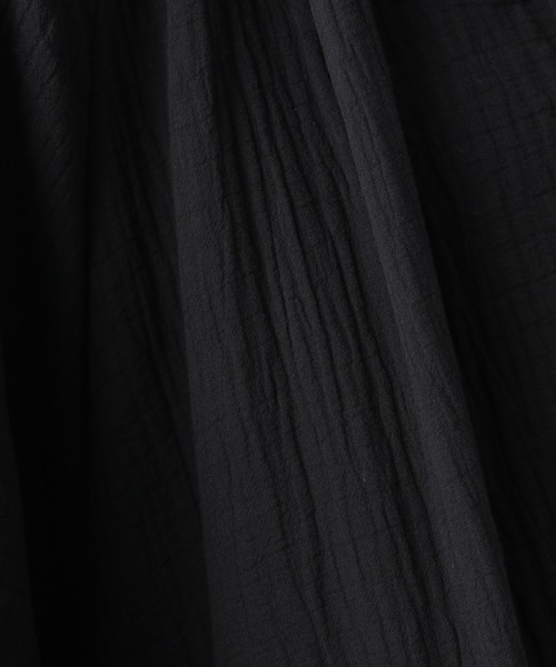 e/rm（イーアールエム）の「【e/rm】ダブルガーゼマキシワンピース 236472（ワンピース・レディース・オフホワイト/ブラック・FREE）」の14枚目の写真