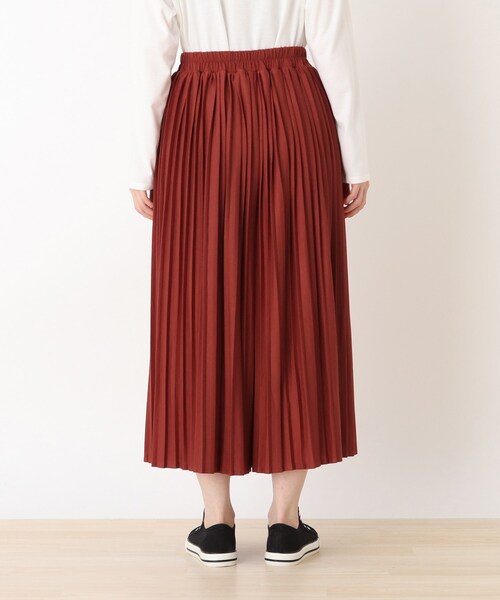 Cutie Blonde(キューティーブロンド)の「◆【吸湿発熱/S-LL】すそくるっプリーツパンツ(その他パンツ・レディース・カーキ/レンガ/チャコールグレー/ブラック/ブラウン系その他・03/01/04/02)」の8枚目の写真