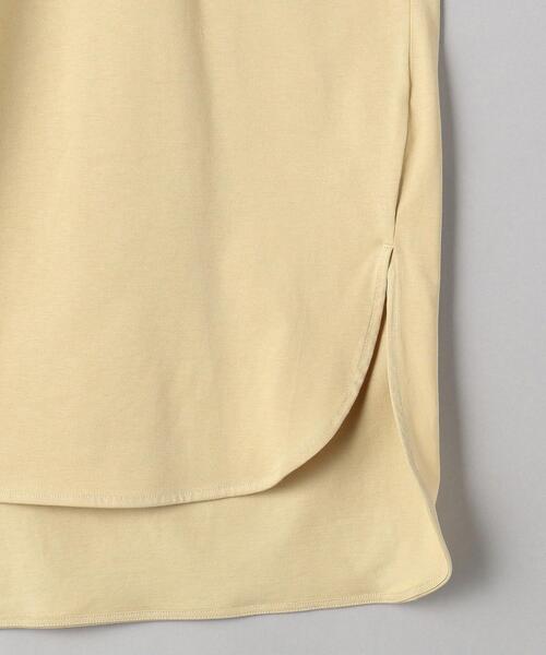 BEAUTY&YOUTH UNITED ARROWS（ビューティーアンドユースユナイテッドアローズ）の「BY シャツテール ロングスリーブ カットソー（Tシャツ/カットソー・レディース・ホワイト/ベージュ/ダークグレー・FREE）」の18枚目の写真