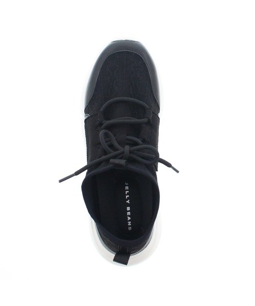 JELLY BEANS（ジェリービーンズ）の「ケーブルニットスニーカー(215-40038)JELLY BEANS(ジェリービーンズ)（スニーカー・レディース・ブラック/ブラウン/アイボリー・S/M/L）」の11枚目の写真