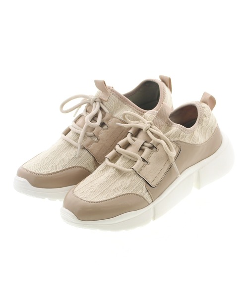 JELLY BEANS（ジェリービーンズ）の「ケーブルニットスニーカー(215-40038)JELLY BEANS(ジェリービーンズ)（スニーカー・レディース・ブラック/ブラウン/アイボリー・S/M/L）」の4枚目の写真