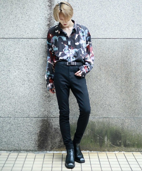 G.O.C（ジーオーシー）の「ハイライズ ストレッチ スキニーパンツ（その他パンツ・メンズ・ブラック/ブラック系その他・SMALL/MEDIUM/LARGE/X-LARGE）」の5枚目の写真