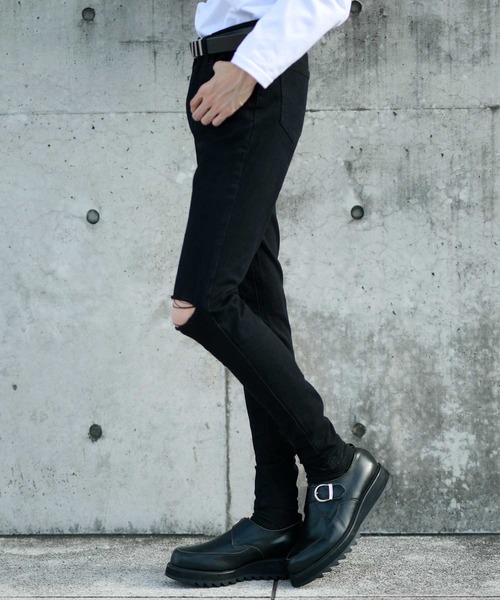 G.O.C（ジーオーシー）の「ハイライズ ストレッチ スキニーパンツ（その他パンツ・メンズ・ブラック/ブラック系その他・SMALL/MEDIUM/LARGE/X-LARGE）」の8枚目の写真