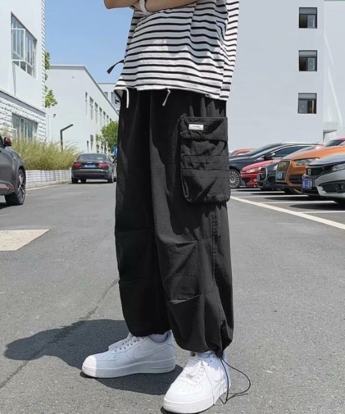 ミマ（ミマ）の「【ミマ】裾絞りパラシュートカーゴパンツ（カーゴパンツ・レディース・ブラック/カーキ/ホワイト・FREE）」の19枚目の写真
