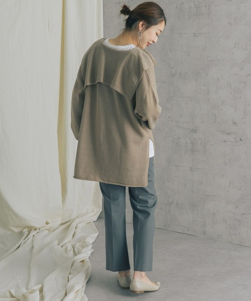 URBAN RESEARCH ROSSO（アーバンリサーチロッソ）の「セーラーカラーVネックニットプルオーバー（ニット/セーター・レディース・ベージュ/ブラック・FREE）」の20枚目の写真