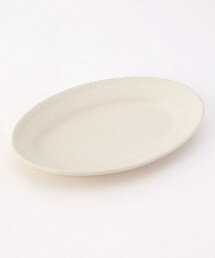 信楽 オーバル皿 24cm 白 <Homeland ホームランド>