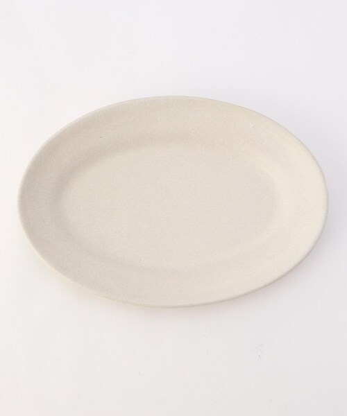212 KITCHEN STORE(トゥワントゥキッチンストア)の「信楽 オーバル皿 24cm 白 <Homeland ホームランド>(食器・レディース・その他・00)」の4枚目の写真