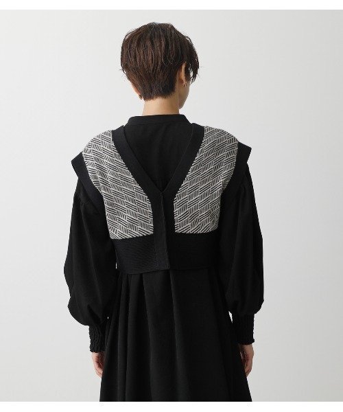 AZUL by moussy(アズールバイマウジー)の「PATTERN COMPACT KNIT VEST/パターンコンパクトニットベスト(タンクトップ・レディース・ブラウン系その他/ブラック系その他・FREE)」の10枚目の写真