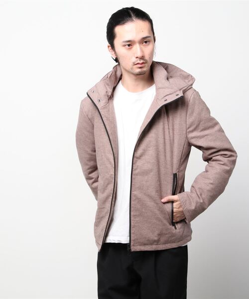 TORNADO MART（トルネードマート）の「TORNADO MART∴ＳｕｎＷａｒｍシャークスキンダウンブルゾン（ブルゾン・メンズ・グレー/ベージュ/ネイビー・LARGE/MEDIUM）」の3枚目の写真