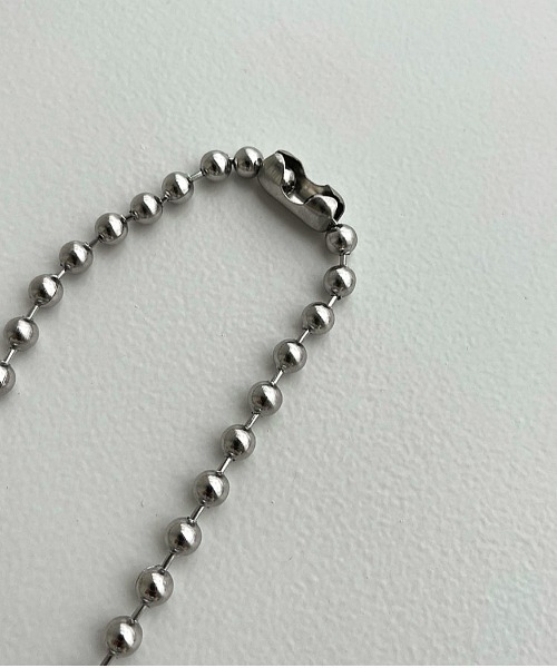 apres jour mignon（アプレジュールミニョン）の「【apresjour mignon×ARIAZ】ボールチェーンコインネックレス（ネックレス・レディース・シルバー・ONESIZE）」の4枚目の写真