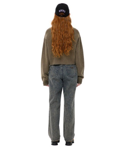 runningHIGH(ランニングハイ)の「【running high/ランニングハイ】LAMB'S WOOL CABLE CROP CARDIGAN ウール クロップド丈 シンプル カーディガン(カーディガン/ボレロ・レディース・パープル/レッド/カーキ/ミント/アイボリー・ONE SIZE)」の22枚目の写真