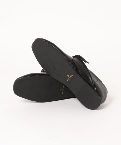 Lugnoncure（ルノンキュール）の「リボンシューズ（その他シューズ・レディース・オフホワイト/ブラック・38/37）」の4枚目の写真