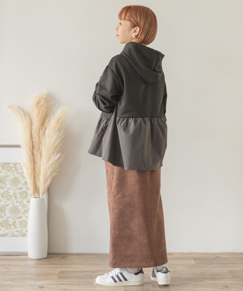 ITEMS URBANRESEARCH(アイテムズ アーバンリサーチ)の「ドッキングフーディー(パーカー・レディース・ベージュ/ブルー/ブラック・FREE)」の19枚目の写真
