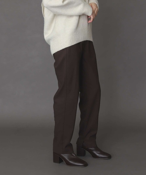 SENSE OF PLACE by URBAN RESEARCH(センスオブプレイスバイアーバンリサーチ)の「『TALLサイズあり』ストレッチスリムテーパードパンツ(その他パンツ・レディース・ブラック/オレンジ/アイボリー/ベージュ/ブラウン・SMALL/TALL/MEDIUM/X-SMALL/LARGE)」の18枚目の写真