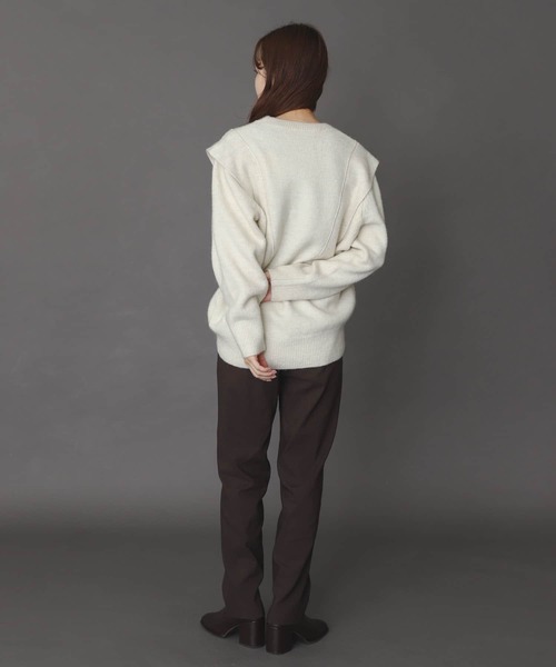 SENSE OF PLACE by URBAN RESEARCH(センスオブプレイスバイアーバンリサーチ)の「『TALLサイズあり』ストレッチスリムテーパードパンツ(その他パンツ・レディース・ブラック/オレンジ/アイボリー/ベージュ/ブラウン・SMALL/TALL/MEDIUM/X-SMALL/LARGE)」の12枚目の写真