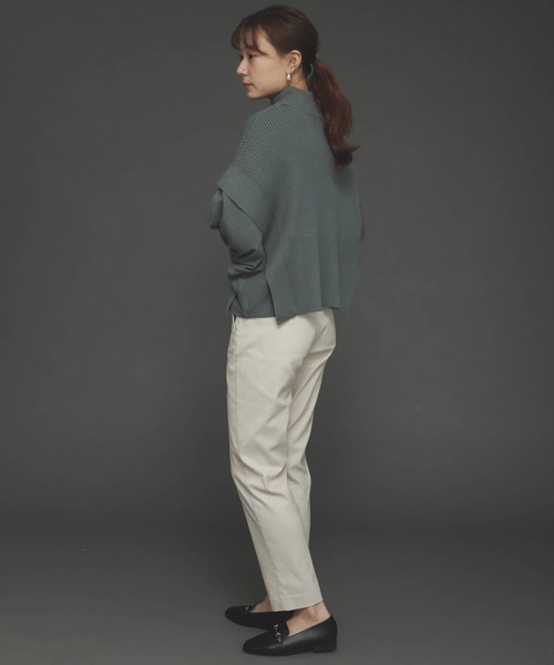 SENSE OF PLACE by URBAN RESEARCH(センスオブプレイスバイアーバンリサーチ)の「『TALLサイズあり』ストレッチスリムテーパードパンツ(その他パンツ・レディース・ブラック/オレンジ/アイボリー/ベージュ/ブラウン・SMALL/TALL/MEDIUM/X-SMALL/LARGE)」の13枚目の写真