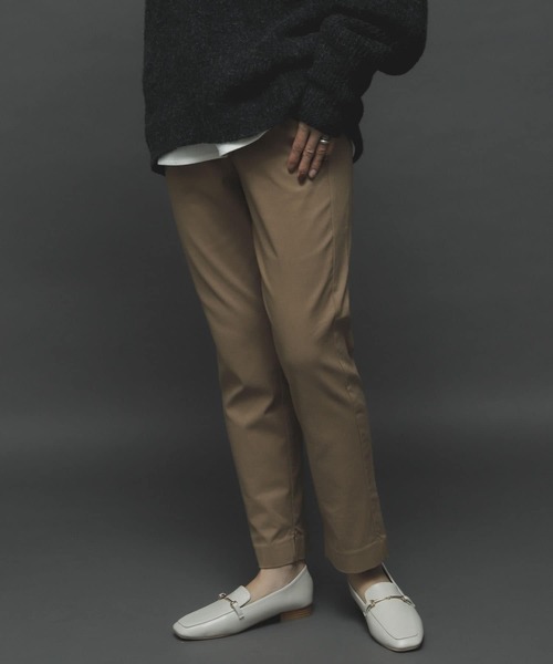 SENSE OF PLACE by URBAN RESEARCH(センスオブプレイスバイアーバンリサーチ)の「『TALLサイズあり』ストレッチスリムテーパードパンツ(その他パンツ・レディース・ブラック/オレンジ/アイボリー/ベージュ/ブラウン・SMALL/TALL/MEDIUM/X-SMALL/LARGE)」の20枚目の写真