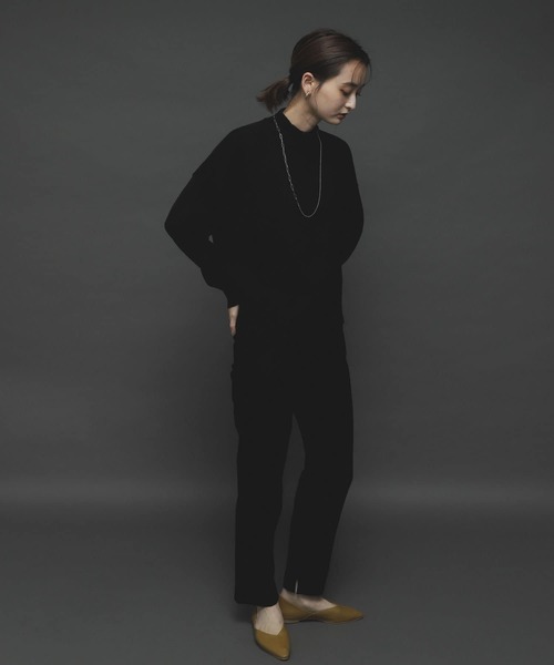 SENSE OF PLACE by URBAN RESEARCH(センスオブプレイスバイアーバンリサーチ)の「『TALLサイズあり』ストレッチスリムテーパードパンツ(その他パンツ・レディース・ブラック/オレンジ/アイボリー/ベージュ/ブラウン・SMALL/TALL/MEDIUM/X-SMALL/LARGE)」の14枚目の写真