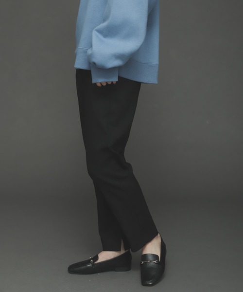 SENSE OF PLACE by URBAN RESEARCH(センスオブプレイスバイアーバンリサーチ)の「『TALLサイズあり』ストレッチスリムテーパードパンツ(その他パンツ・レディース・ブラック/オレンジ/アイボリー/ベージュ/ブラウン・SMALL/TALL/MEDIUM/X-SMALL/LARGE)」の9枚目の写真