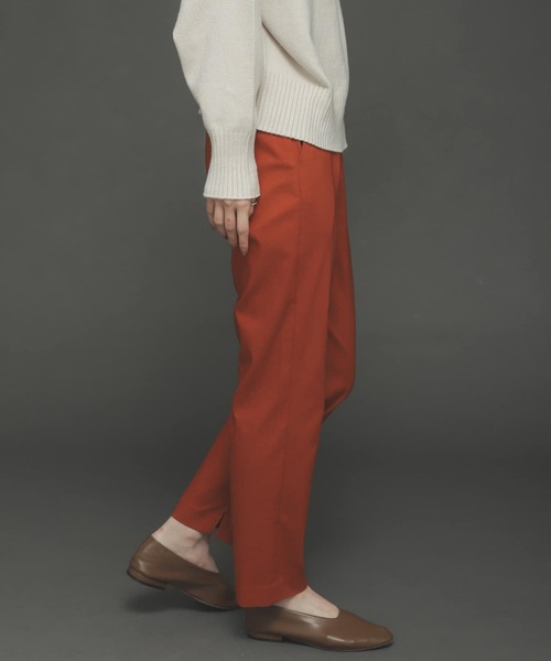 SENSE OF PLACE by URBAN RESEARCH(センスオブプレイスバイアーバンリサーチ)の「『TALLサイズあり』ストレッチスリムテーパードパンツ(その他パンツ・レディース・ブラック/オレンジ/アイボリー/ベージュ/ブラウン・SMALL/TALL/MEDIUM/X-SMALL/LARGE)」の17枚目の写真