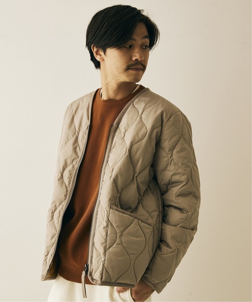 TAION（タイオン）の「◆【TAION / タイオン】キルティングライナーブルゾン（ミリタリージャケット・メンズ・ブラック/ベージュ/カーキ・MEDIUM/LARGE/X-LARGE）」の17枚目の写真