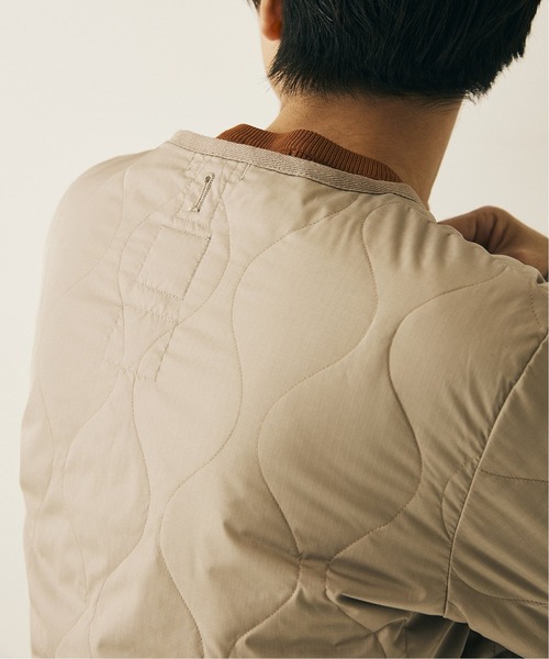 TAION（タイオン）の「◆【TAION / タイオン】キルティングライナーブルゾン（ミリタリージャケット・メンズ・ブラック/ベージュ/カーキ・MEDIUM/LARGE/X-LARGE）」の13枚目の写真