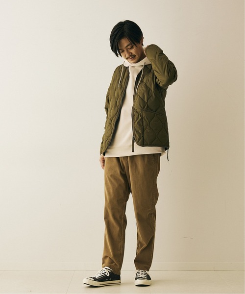 TAION（タイオン）の「◆【TAION / タイオン】キルティングライナーブルゾン（ミリタリージャケット・メンズ・ブラック/ベージュ/カーキ・MEDIUM/LARGE/X-LARGE）」の5枚目の写真