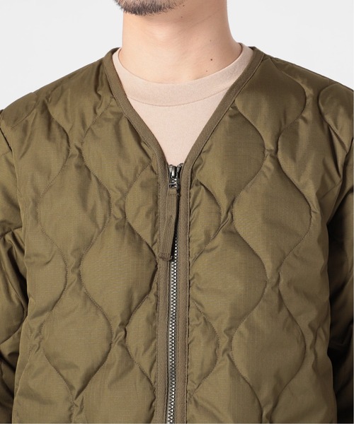 TAION（タイオン）の「◆【TAION / タイオン】キルティングライナーブルゾン（ミリタリージャケット・メンズ・ブラック/ベージュ/カーキ・MEDIUM/LARGE/X-LARGE）」の6枚目の写真