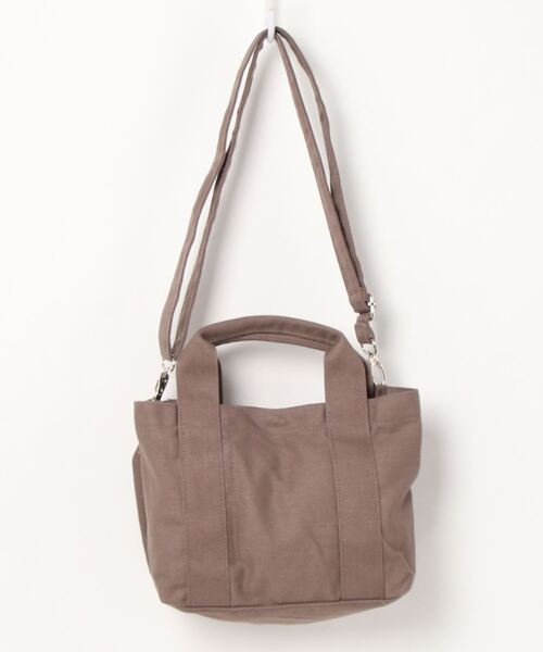 KOBE LETTUCE（コウベレタス）の「仕切りキャンバスミニトートバッグ[B1454]（トートバッグ・レディース・ピンク系その他/モカ/ベージュ系その他/ベージュ/ブラック・FREE）」の3枚目の写真