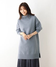 SHOO・LA・RUE | バルキーもちもちタートルネックワンピース(ワンピース)