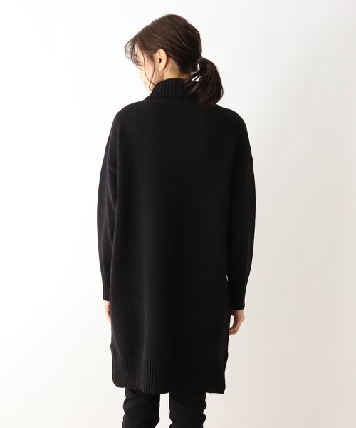 SHOO・LA・RUE（シューラルー）の「◆バルキーもちもちタートルネックワンピース（ワンピース・レディース・ライトブルー/レモンイエロー/アイボリー系2/ブラック・00）」の19枚目の写真