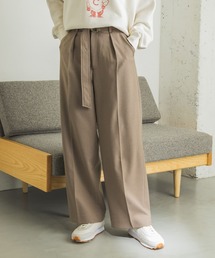 URBAN RESEARCH | ベルト付きタックパンツ(その他パンツ)