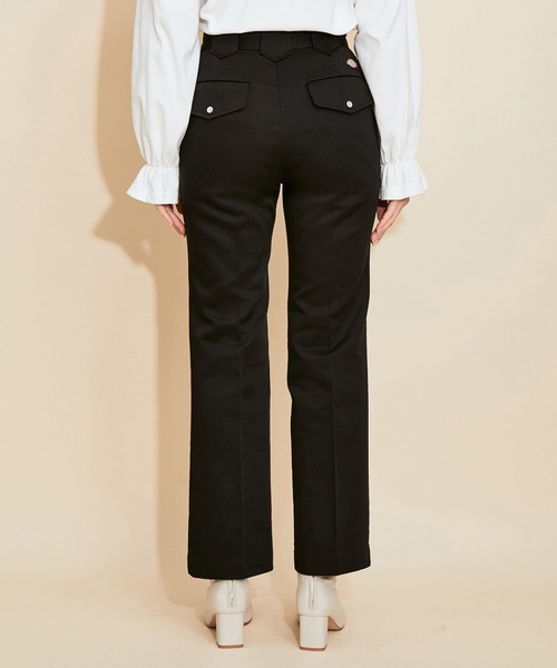 MADEMOISELLE ROPE'(マドモアゼル ロペ)の「<春まで使える>【Dickies for MADEMOISELLE】ハイウエストフレアパンツ(その他パンツ・レディース・ブラック/ベージュ/グリーン系その他・38/36/34)」の14枚目の写真