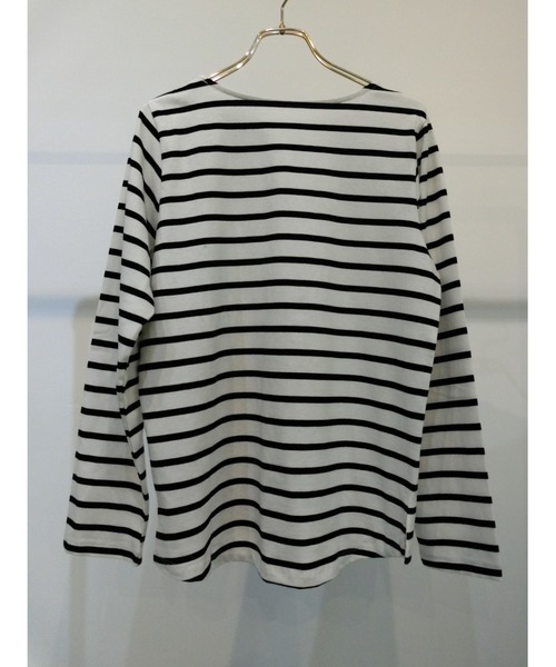 ulu(ウル)の「Cotton basic border cutsew(Tシャツ/カットソー・レディース・ホワイト×ブラック・FREE)」の16枚目の写真