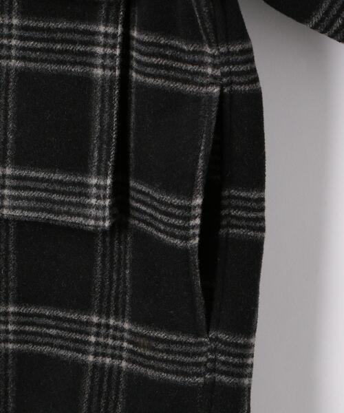 green label relaxing（グリーンレーベルリラクシング）の「TWモッサーチェック CPOジャケット（ミリタリージャケット・メンズ・ブラック・L/S/M）」の16枚目の写真