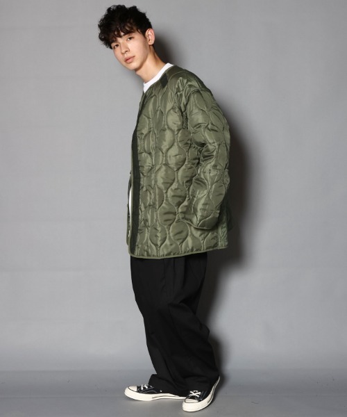 JACKROSE（ジャックローズ）の「JE-３WAYフィッシュテール モッズコート/コート＆キルティングライナーセット/2枚セット（モッズコート・メンズ・アイボリー/ブラック/オリーブ・M/L）」の20枚目の写真